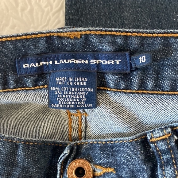RALPH LAUREN SPORT Blue Label Straight Leg High Rise Jeans - Picture 7 of 10